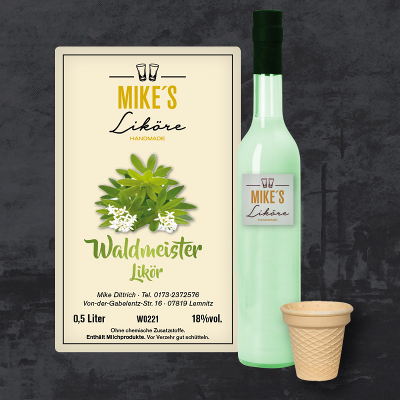 Waldmeister Likör – MIKES-LIKÖRE